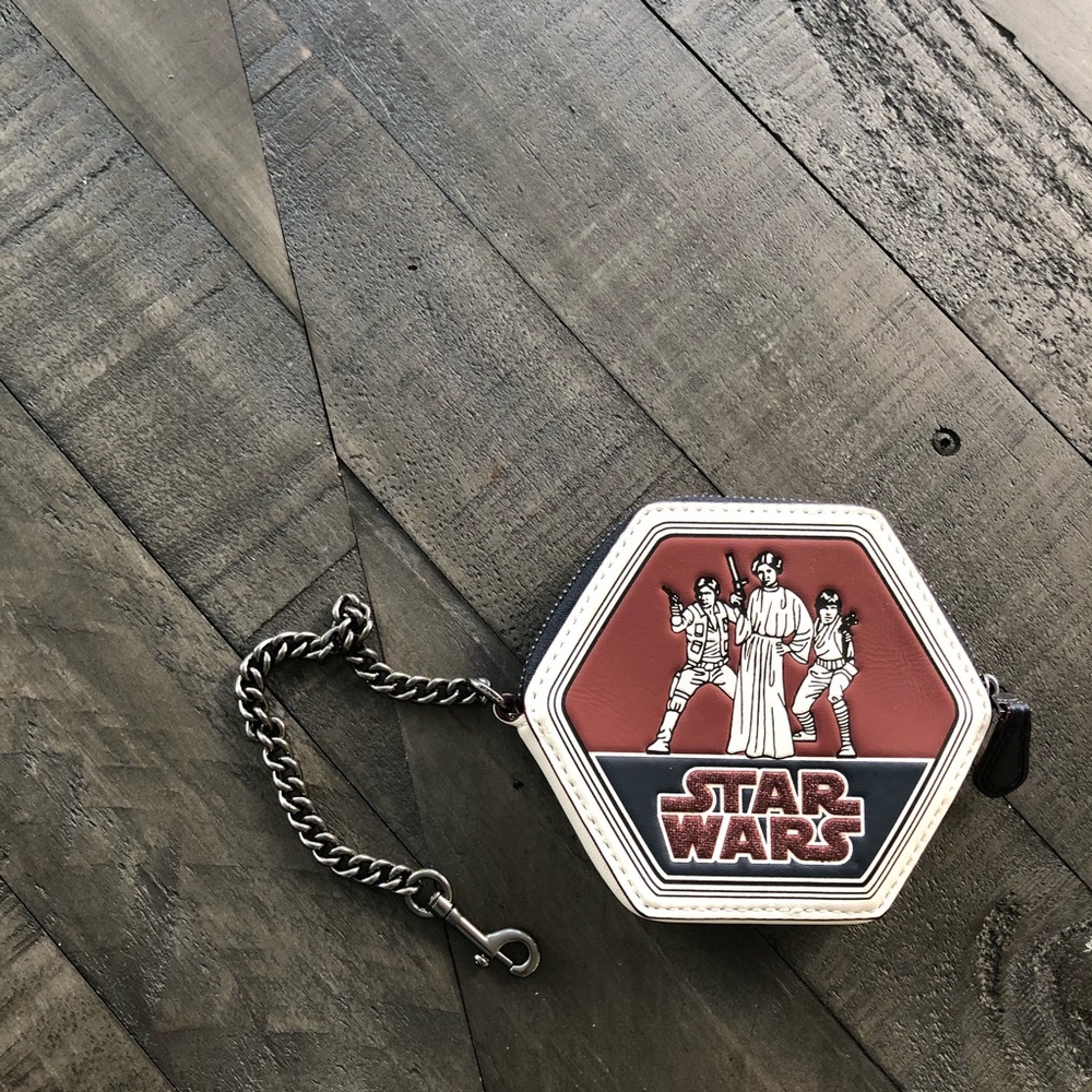 SALE TODAY ONLY! COACHxStar Wars hexagon coin case